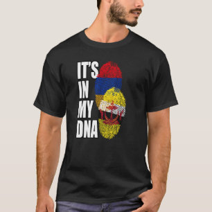 Bruneian und Armenian Mix DNA Flag Heritage T-Shirt