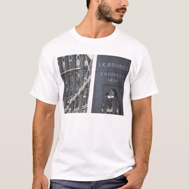 Brunels Tamar-Brücke T-Shirt (Vorderseite)