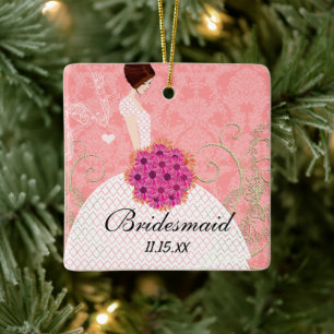 Brünette Geburtshilfe Geschenke, die Sie wählen Fa Keramikornament