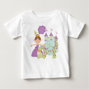 Brünette Prinzessin Baby T-shirt