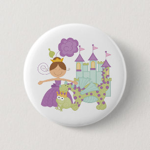 Brünette Prinzessin Button