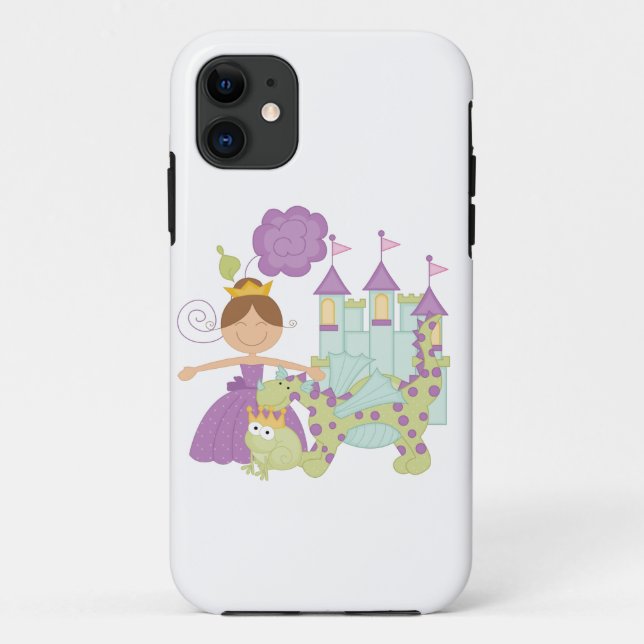 Brünette Prinzessin Case-Mate iPhone Hülle (Rückseite)