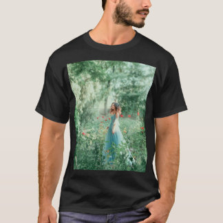 Brünette Prinzessin: Fairy Forest Watercolor T-Shirt