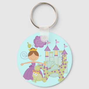 Brünette Prinzessin Schlüsselanhänger