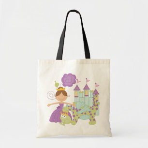 Brünette Prinzessin Tragetasche