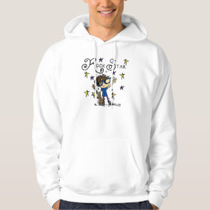 Brünetter Felsen-Stern Hoodie