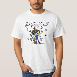 Brünetter Felsen-Stern T-Shirt