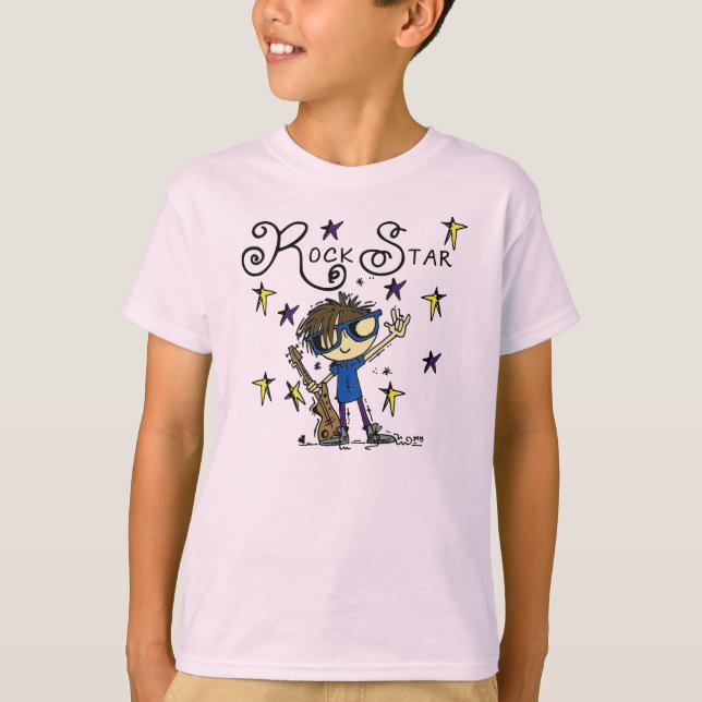 Brünetter Felsen-Stern T-Shirt (Vorderseite)