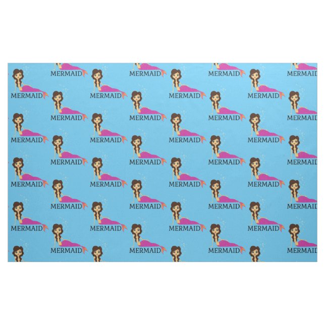 Brünetter Mermaid Thunder_Cove Stoff (Fat Quarter (45,7 x 55,9 cm))