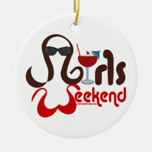 Brunettes in Bikinis - Girls Weekend Spaß! Keramikornament