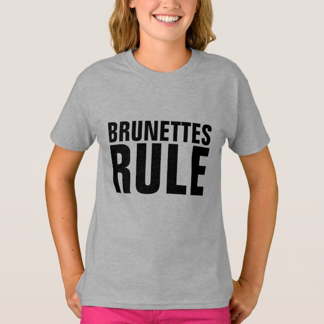 BRUNETTES Jugendjugendliche T - Shirt (Vorderseite)