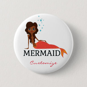 Brünettes Mermaid Thunder_Cove Button