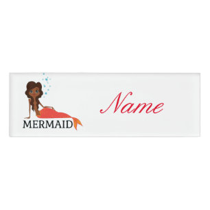 Brünettes Mermaid Thunder_Cove Namenschild
