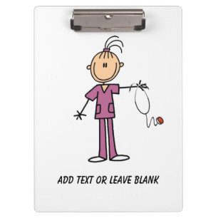 Brünettes weibliches Klemmbrett der