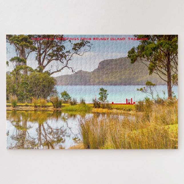 Bruney Island Tasmania Jigsaw Puzzle (Horizontal)