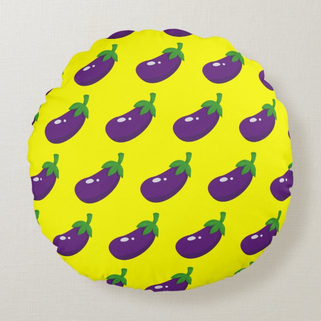 Brunġiel Rundes Kissen (Vorderseite)