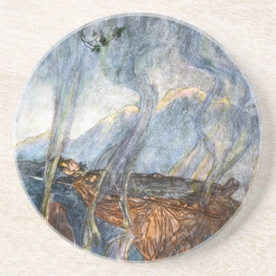 Brunhilde Felsen-Untersetzer Sandstein Untersetzer