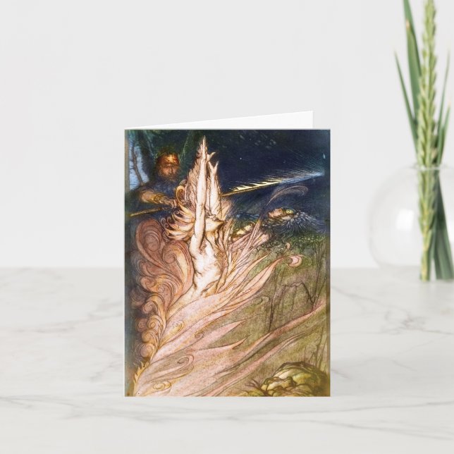 Brunhilde Notecard Karte (Vorderseite)