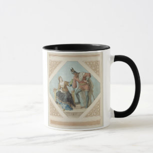 Brunhilde und Hagen, Illustration für 'das Niebel Tasse