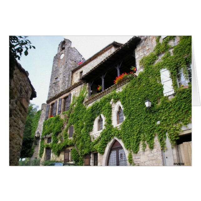 Bruniquel Beffroi Turm (Vorderseite (Horizontal))