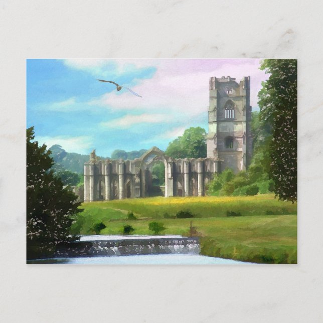 Brunnen Abbey Postkarte (Vorderseite)