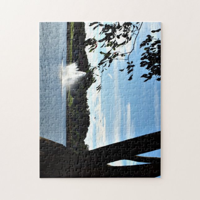 Brunnen am Puzzle-See Puzzle (Vertikal)