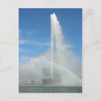 Brunnen an der Stelle Postkarte