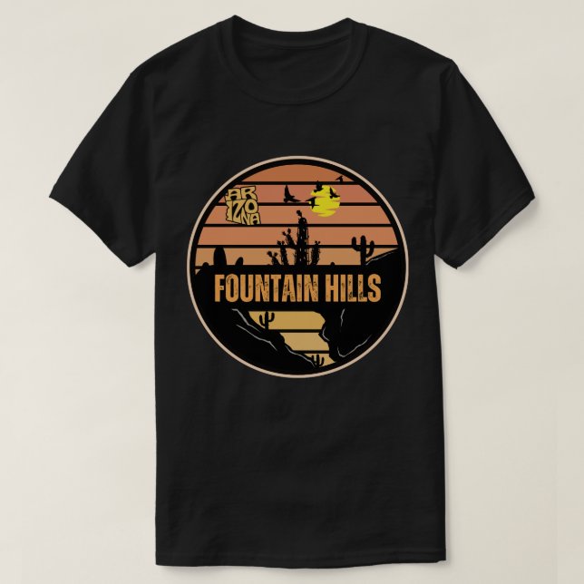 Brunnen, Arizona T-Shirt (Design vorne)