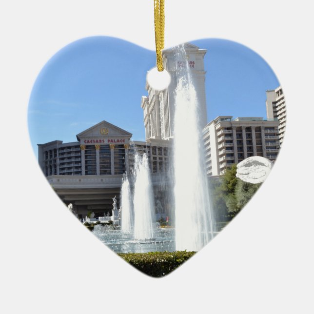 Brunnen auf dem Las Vegas-Streifen Keramikornament (Vorne)