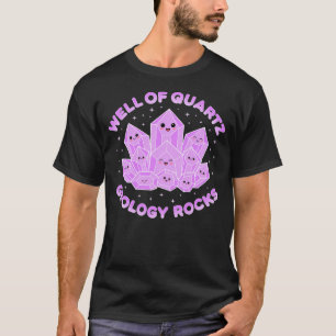 Brunnen der Quarzgeologie Felsen Süße Kristall Ede T-Shirt
