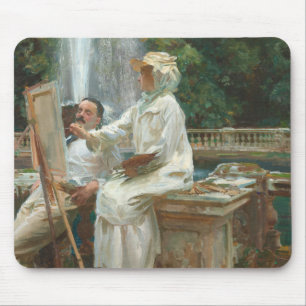 Brunnen der Villa Torlonia in Frascati, Italien vo Mousepad
