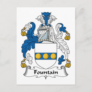 Brunnen-Familienwappen Postkarte