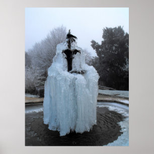 Brunnen gefroren poster