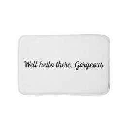 Brunnen hallo dort, herrliche Badmatte Badematte