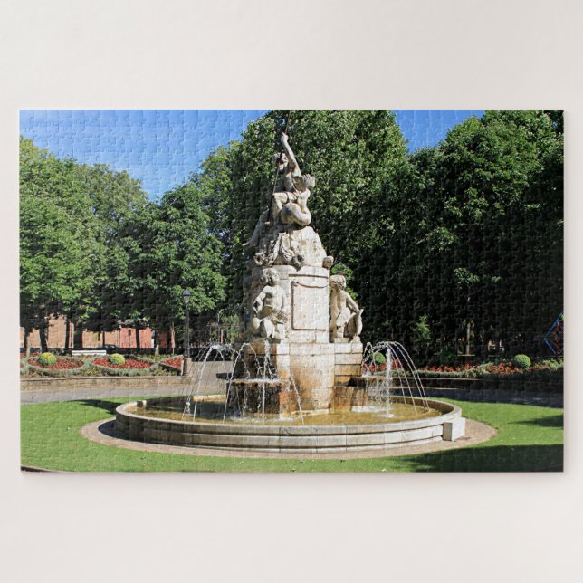 Brunnen in Leon, El Camino Puzzle (Horizontal)