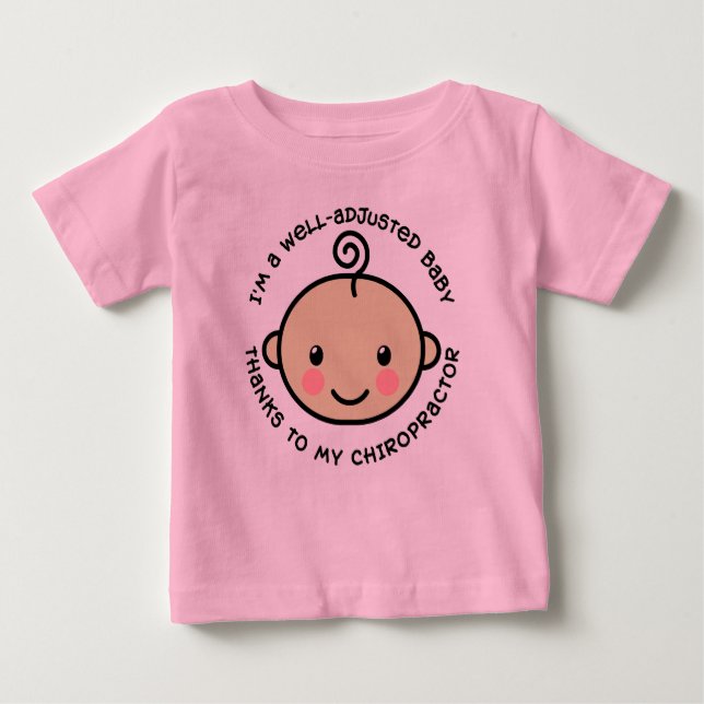 Brunnen justiertes Baby-Chiropraktik-Shirt Baby T-shirt (Vorderseite)
