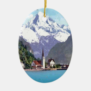 Brunnen, Luzerner See Keramikornament