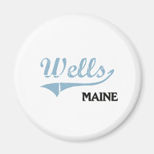 Brunnen-Maine-Stadt-Klassiker Magnet