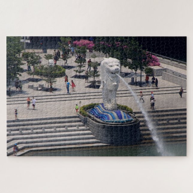Brunnen Merlion, Singapur 2 Puzzle (Horizontal)