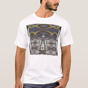 Brunnen-Pilz-Treppenhaus-Shirt T-Shirt