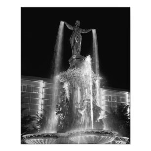Brunnen-Quadrat Fotodruck