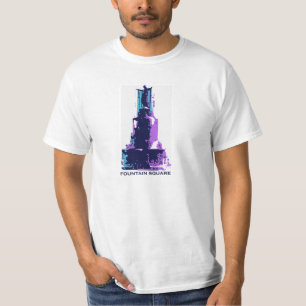 Brunnen-Quadrat in Cincinnati T-Shirt