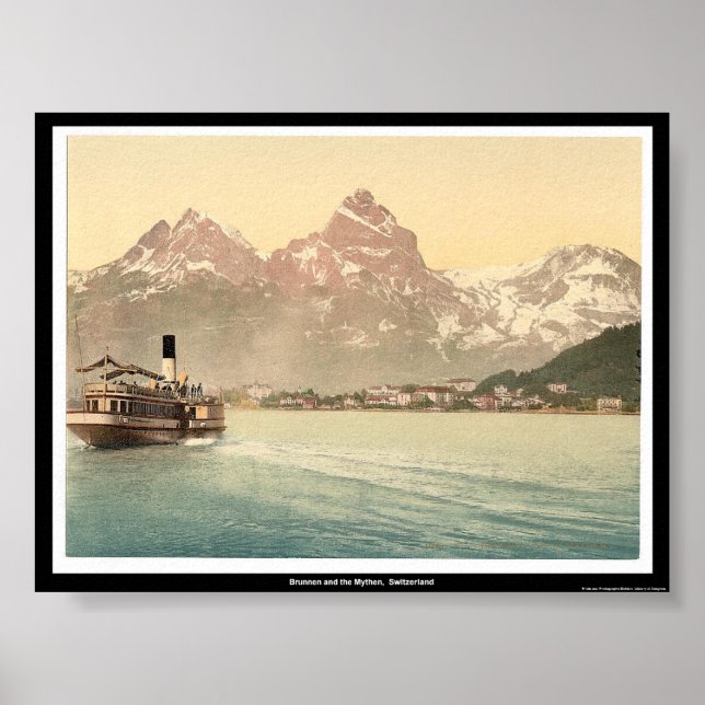 Brunnen und der Mythen, Schweiz Poster (Vorne)