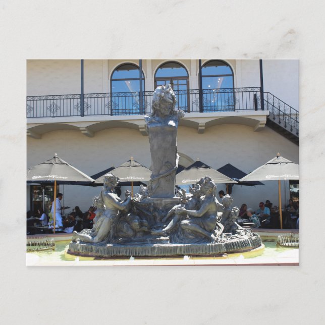 Brunnen von Bacchus Postkarte (Vorderseite)