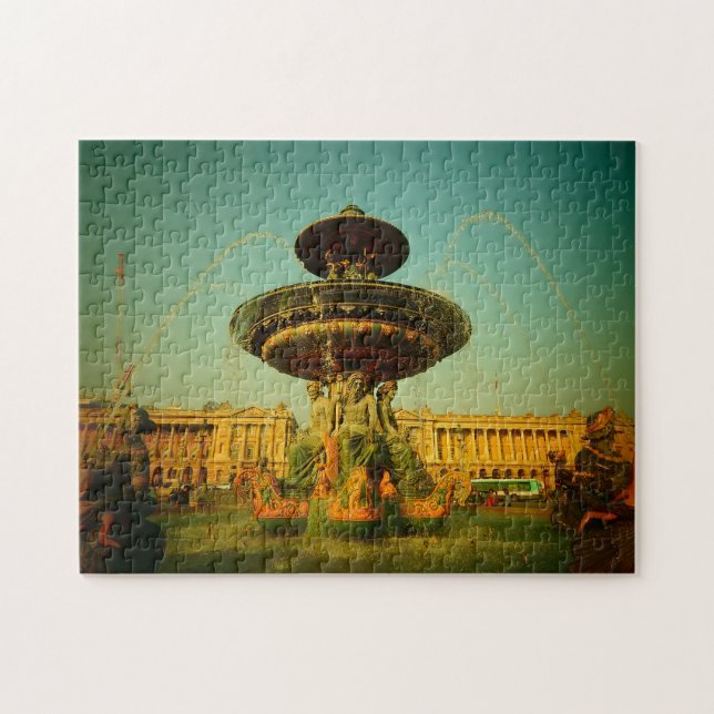 Brunnen von Paris. Puzzle (Horizontal)