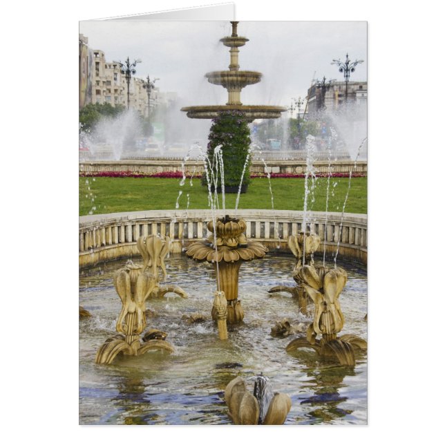 Brunnen vor dem Palast des Parlaments (Vorne)