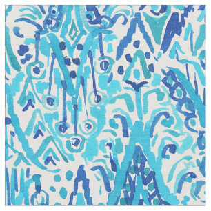 BRUNNEN WAHRHEIT Boho schicken Ikat Aquarells Stoff