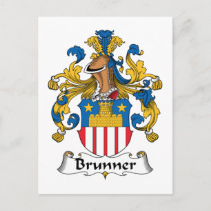 Brunner Familienwappen Postkarte