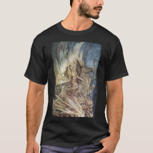Brünnhilde und der Begräbnis- Pyre von Siegfried T-Shirt