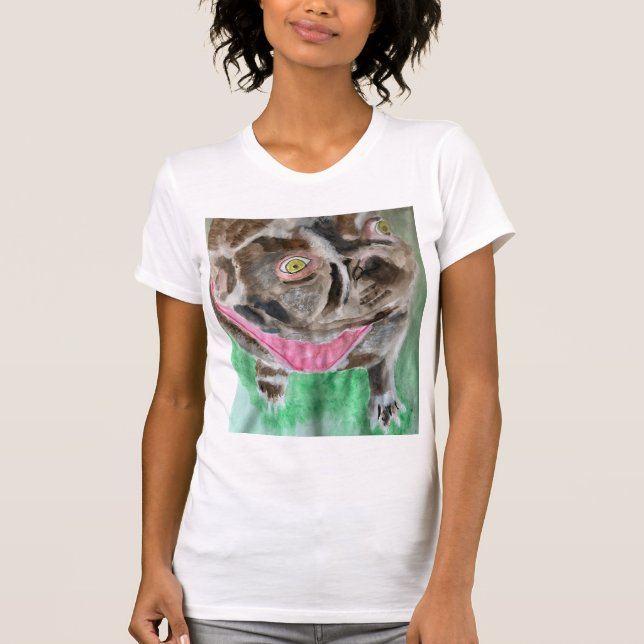 Bruno, der Bulldogge-T - Shirt (Vorderseite)